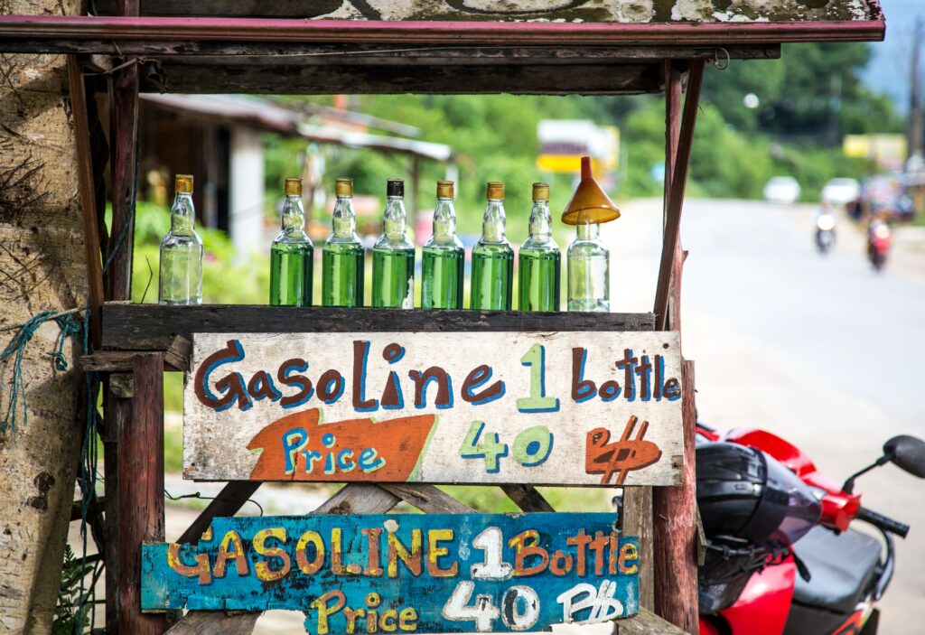 selling gasoline in Thailand